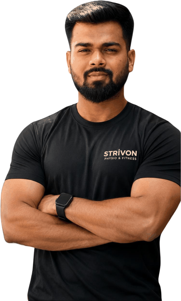 Dr. Shalin Dodiya (PT), founder of Strivon Physio and Fitness, sports physiotherapy in Ahmedabad
