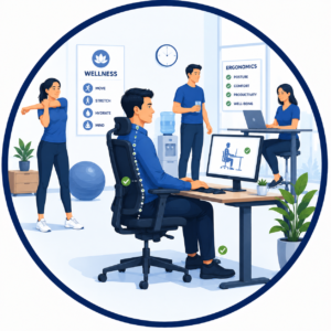 Corporate Wellness and Ergonomics at Strivon Physio & Fitness Ahmedabad